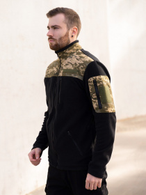 Кофта ISSA Plus модель GN-494_black Фото