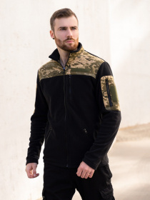 Кофта ISSA Plus модель GN-494_black Фото