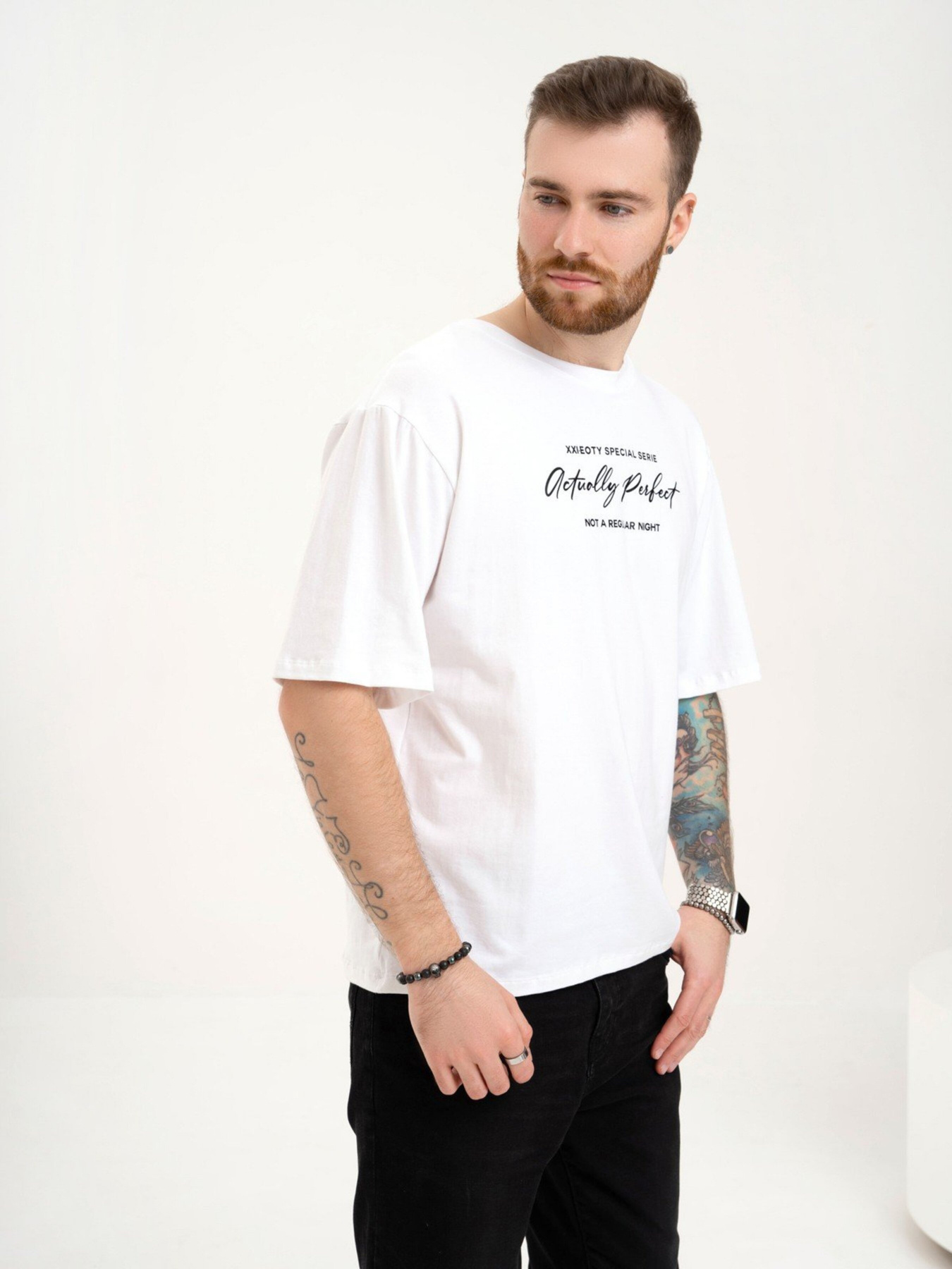 Футболка ISSA Plus модель GN-532_white Фото