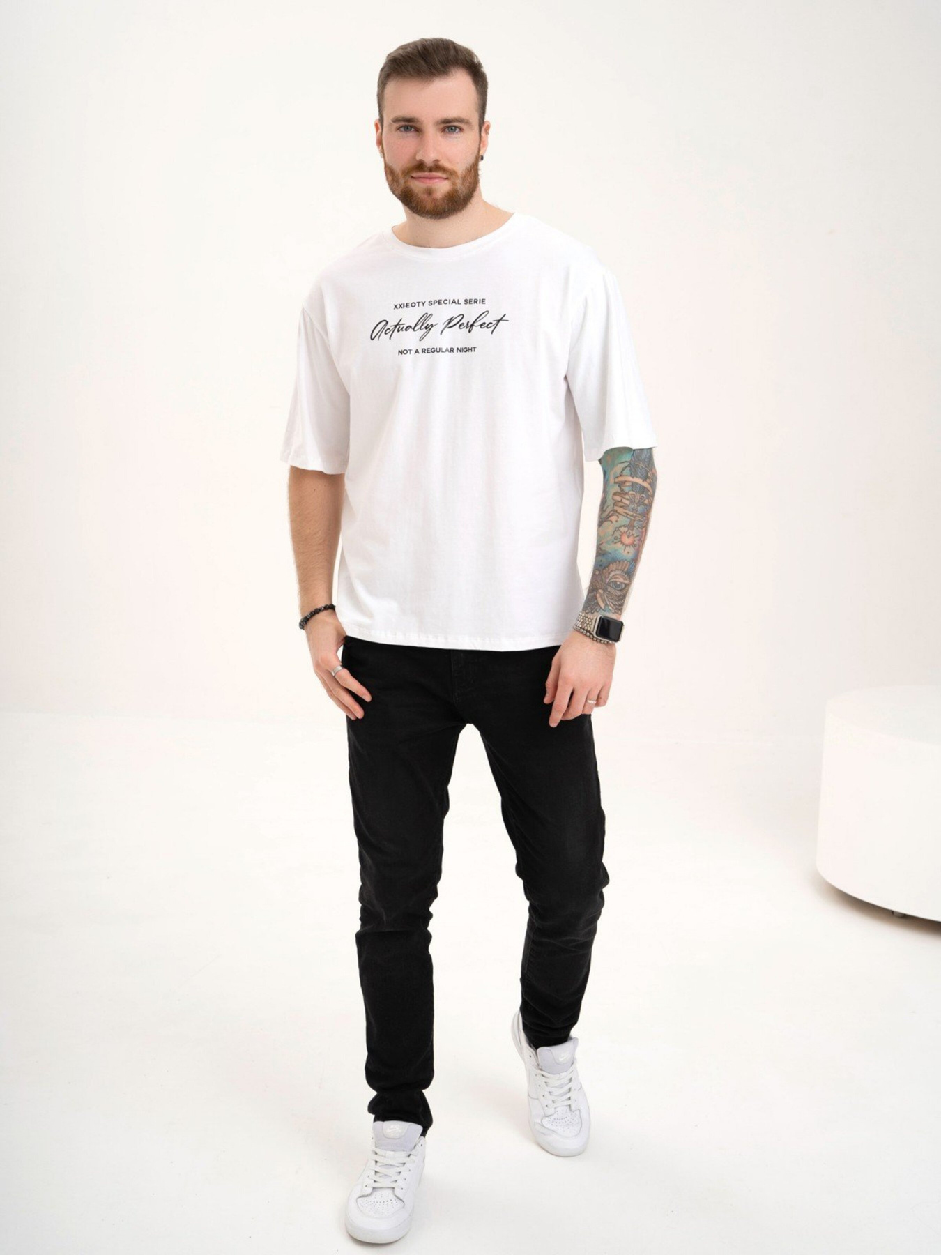 Футболка ISSA Plus модель GN-532_white Фото