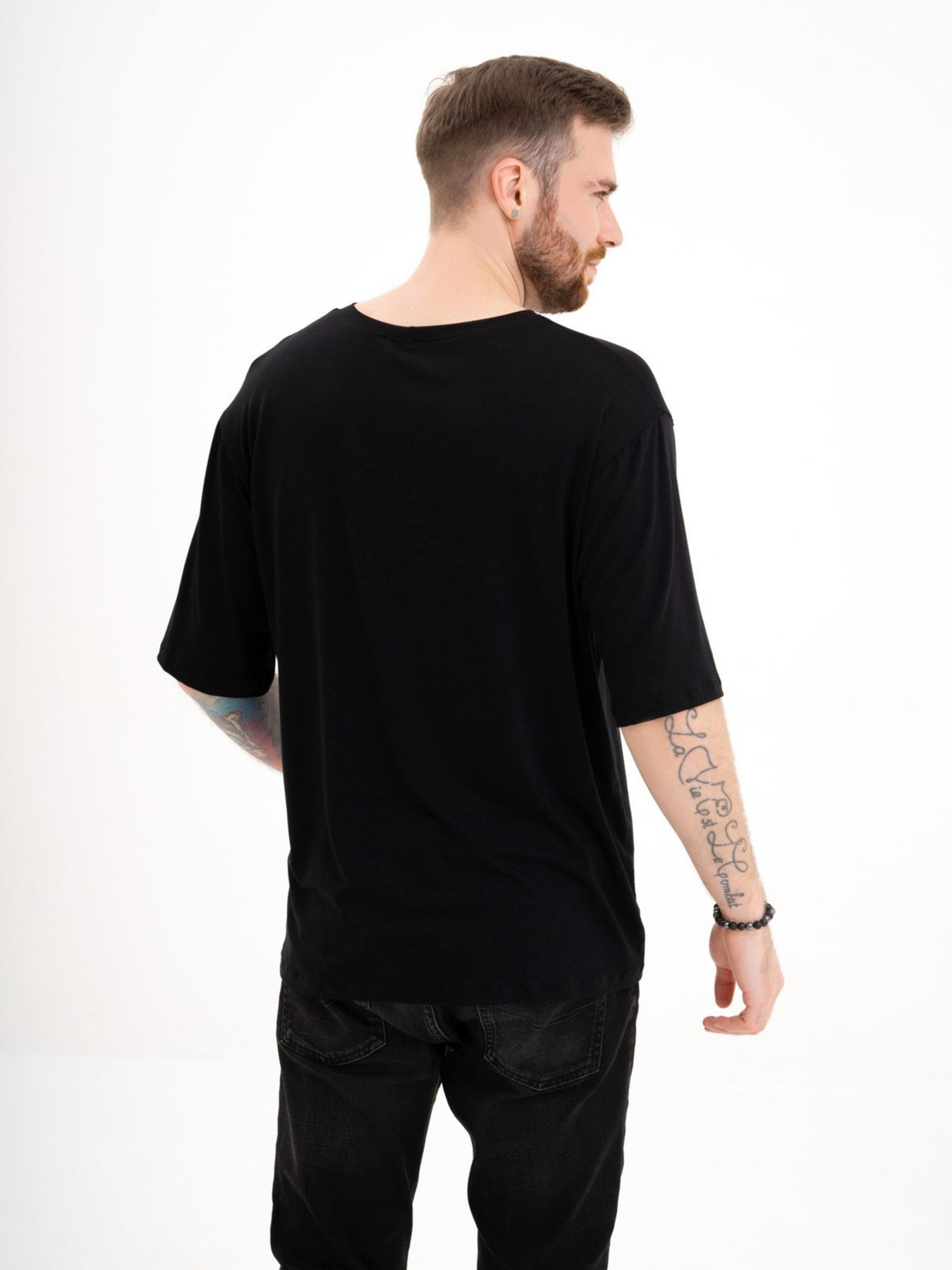 Футболка ISSA Plus модель GN-533_black Фото