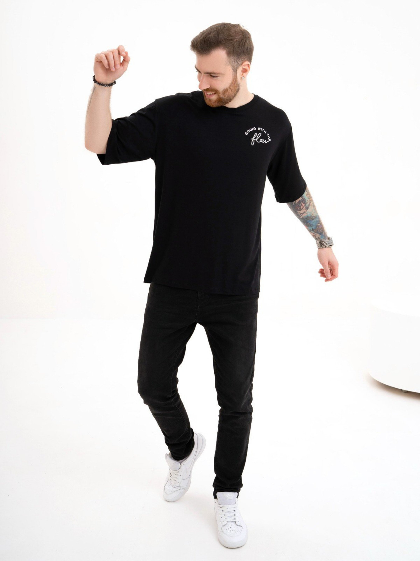 Футболка ISSA Plus модель GN-533_black Фото