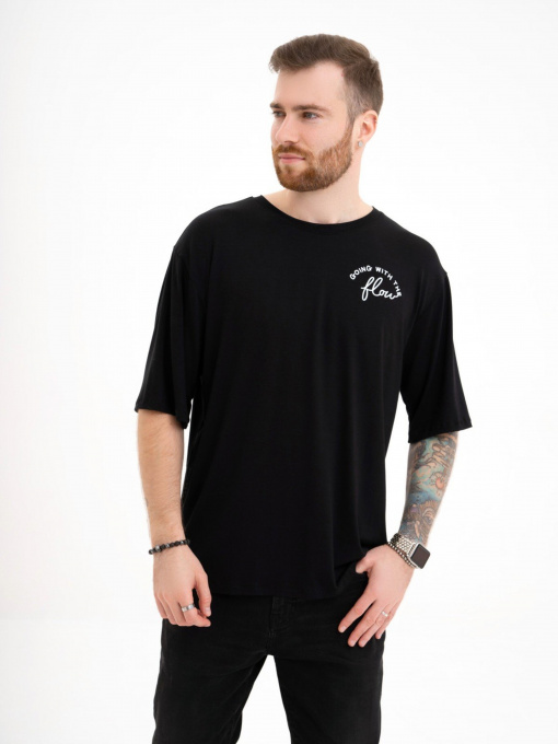 Футболка ISSA Plus модель GN-533_black Фото