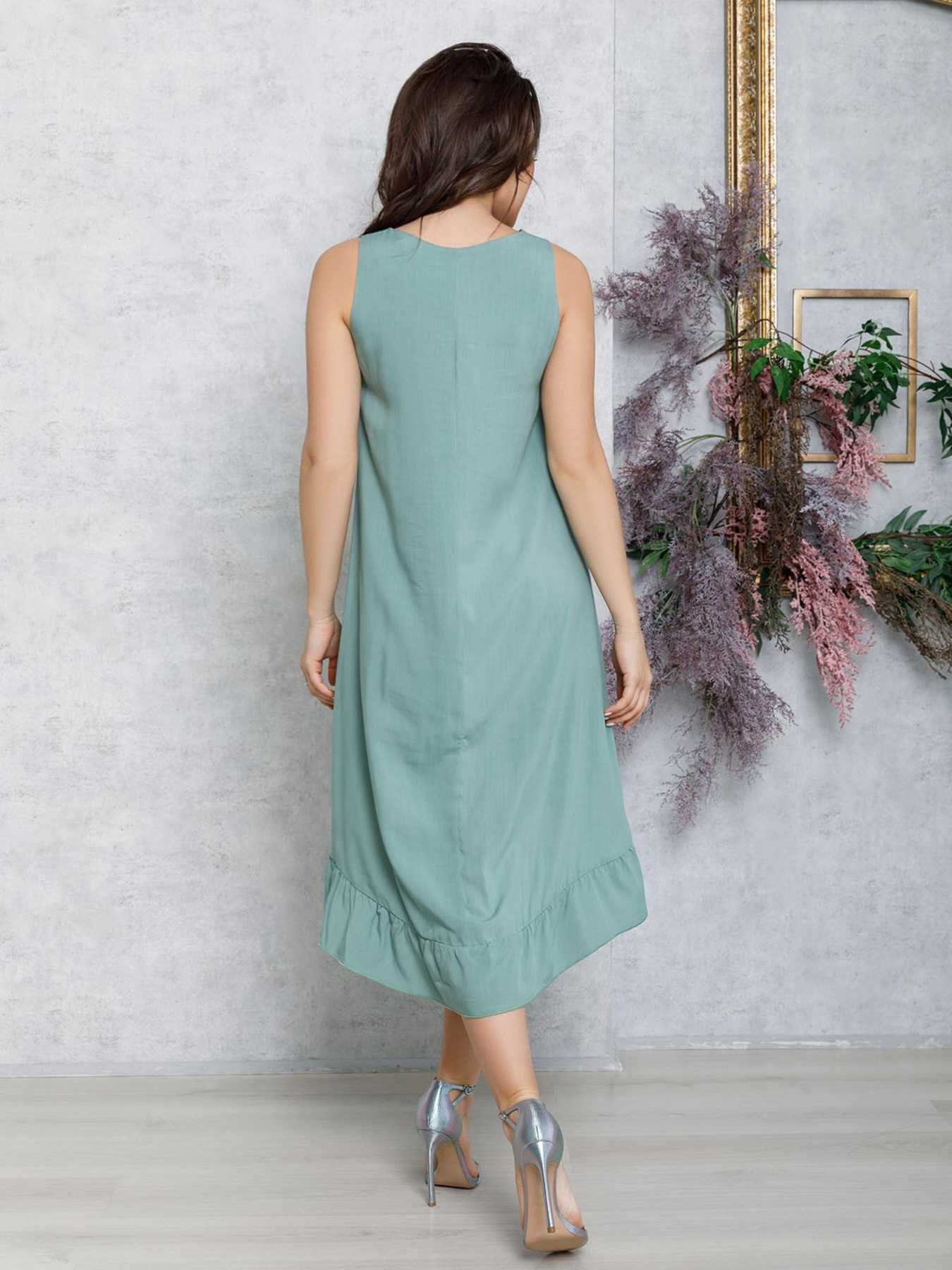 Сарафан ISSA Plus модель SA-12060i_mint Сарафан ISSA Plus модель SA-12060i_mint Фото