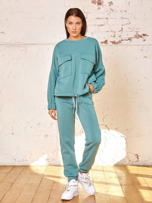 Костюм ISSA Plus модель SA-342_green Фото