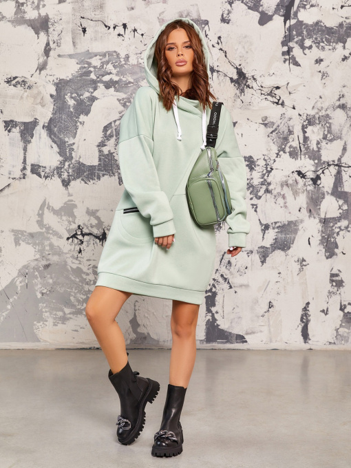 Платье мини ISSA Plus модель SA-344_green Фото