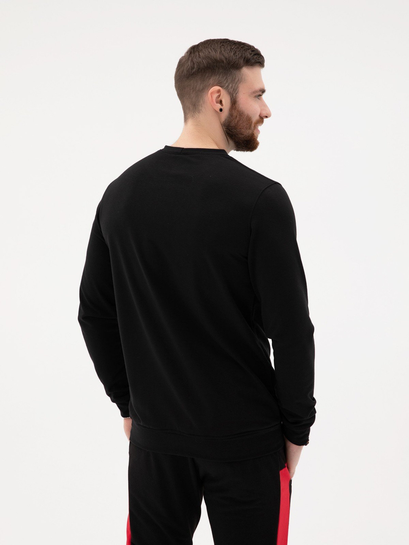 Свитшот ISSA Plus модель SG-10_black Фото