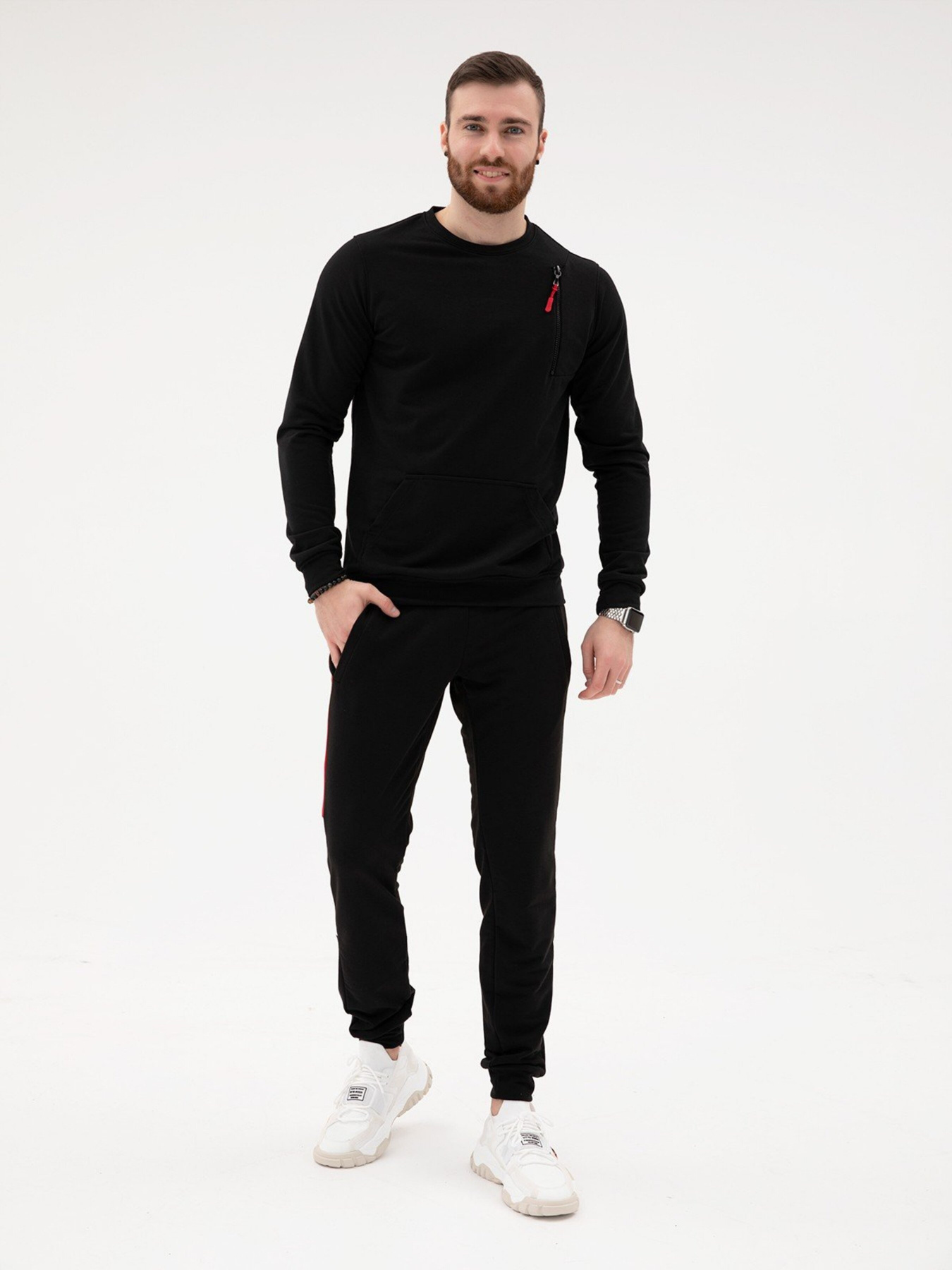 Світшот ISSA Plus модель SG-10_black Світшот ISSA Plus модель SG-10_black Фото