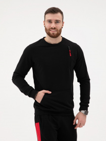 Світшот ISSA Plus модель SG-10_black Світшот ISSA Plus модель SG-10_black Фото