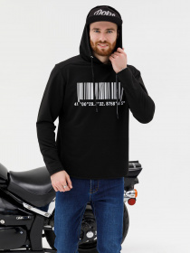 Худі ISSA Plus модель SG-18_black Худі ISSA Plus модель SG-18_black Фото