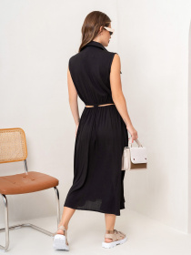Сарафан ISSA Plus модель 14080_black Фото