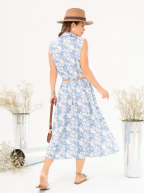 Сарафан ISSA Plus модель 14081_blue Фото