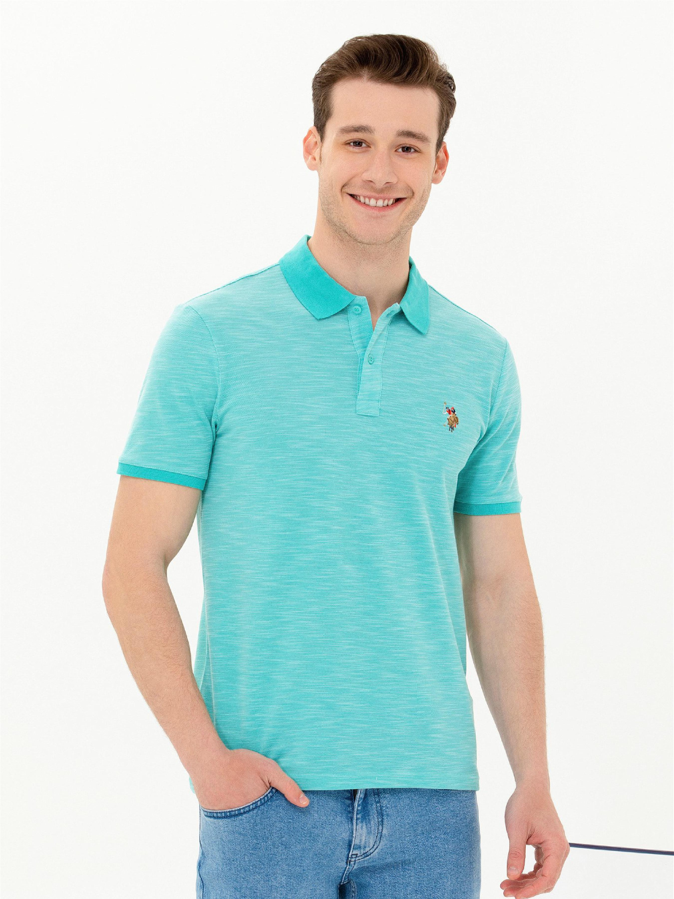 Поло US Polo модель USPAINT.1573535.VR090 Фото