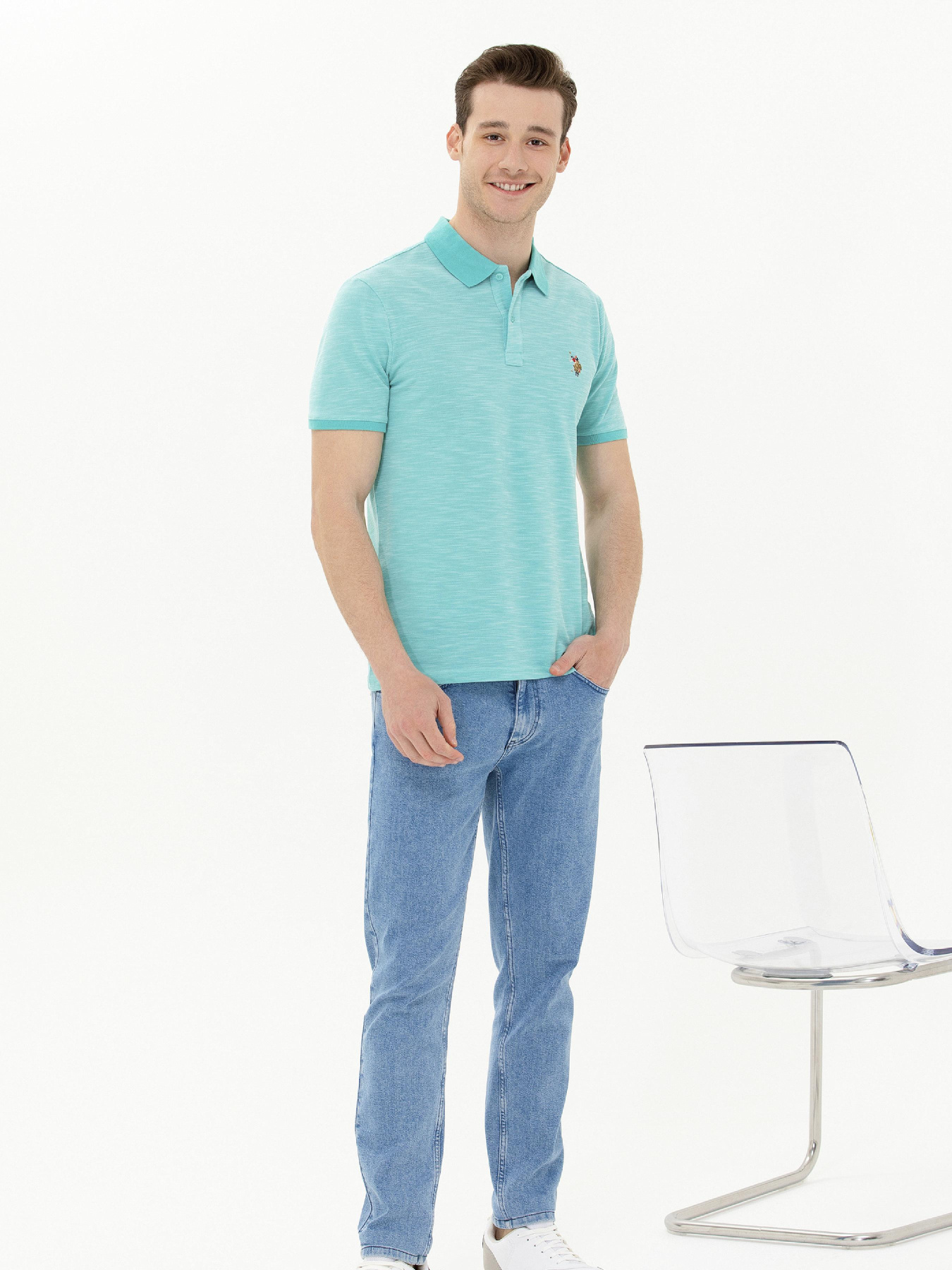 Поло US Polo модель USPAINT.1573535.VR090 Фото