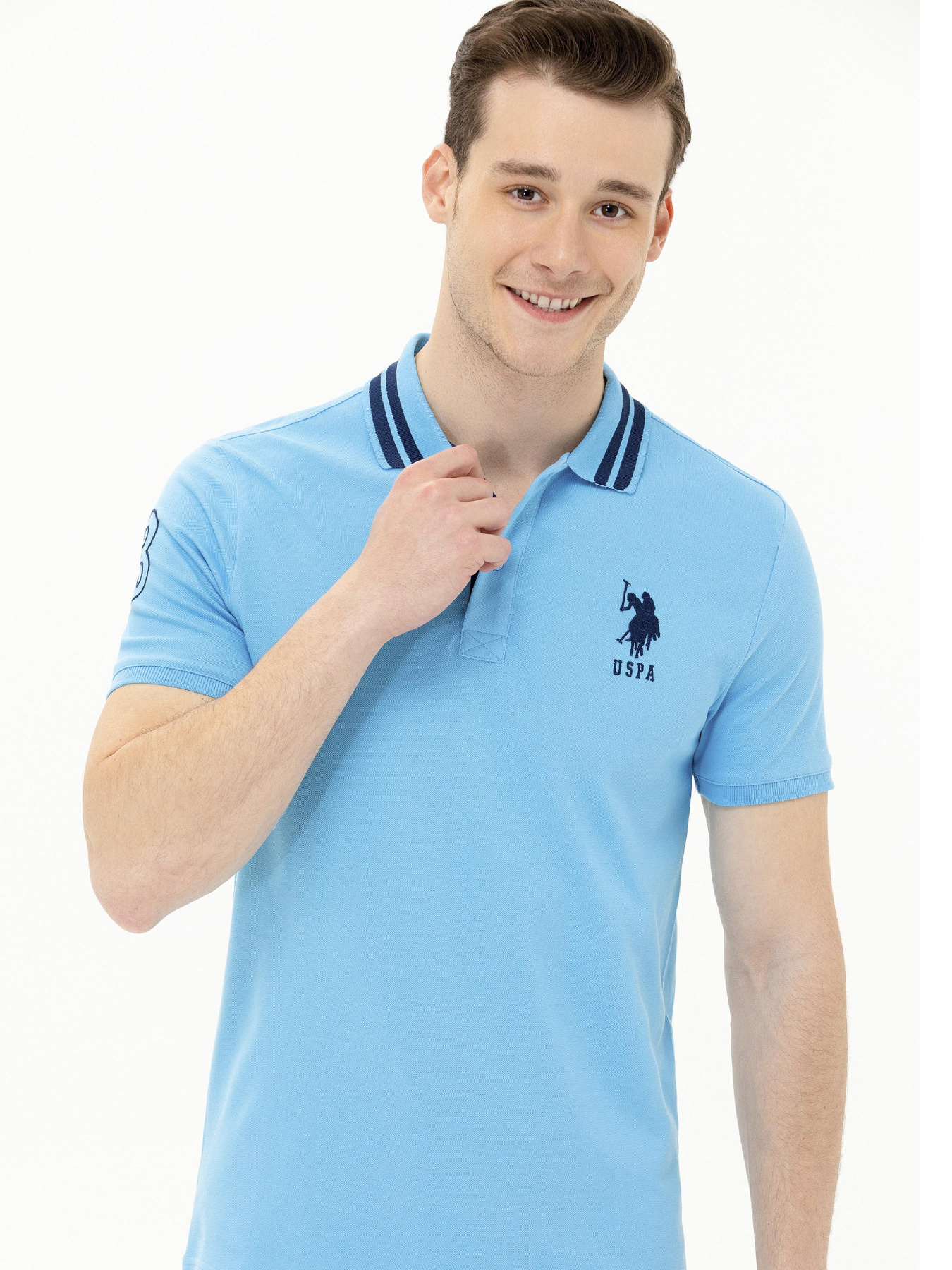 Поло US Polo модель USPAINT.1571222.VR093 Фото