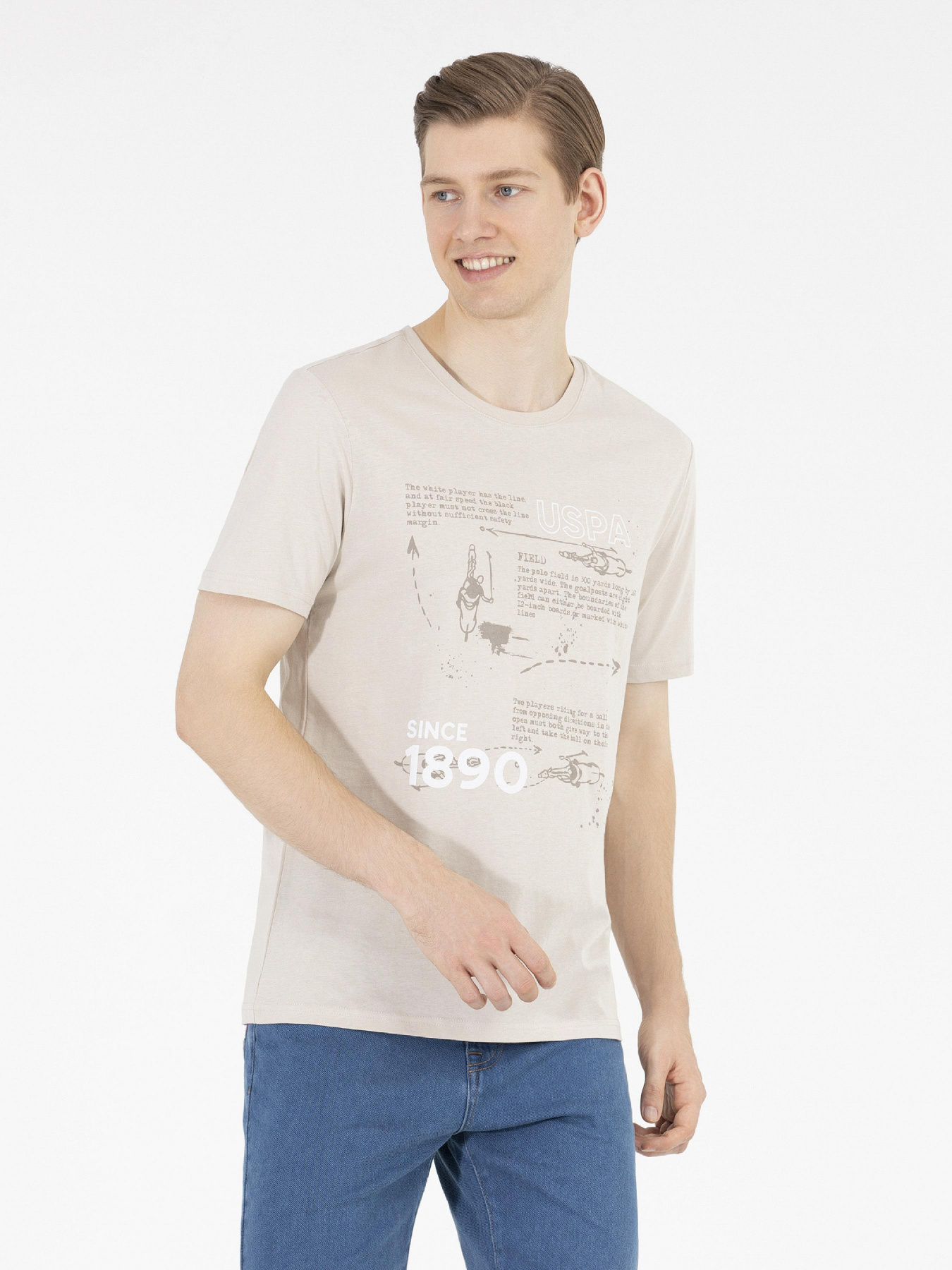 Футболка US Polo модель G081GL011.000.1573254.VR049 Футболка US Polo модель G081GL011.000.1573254.VR049 Фото