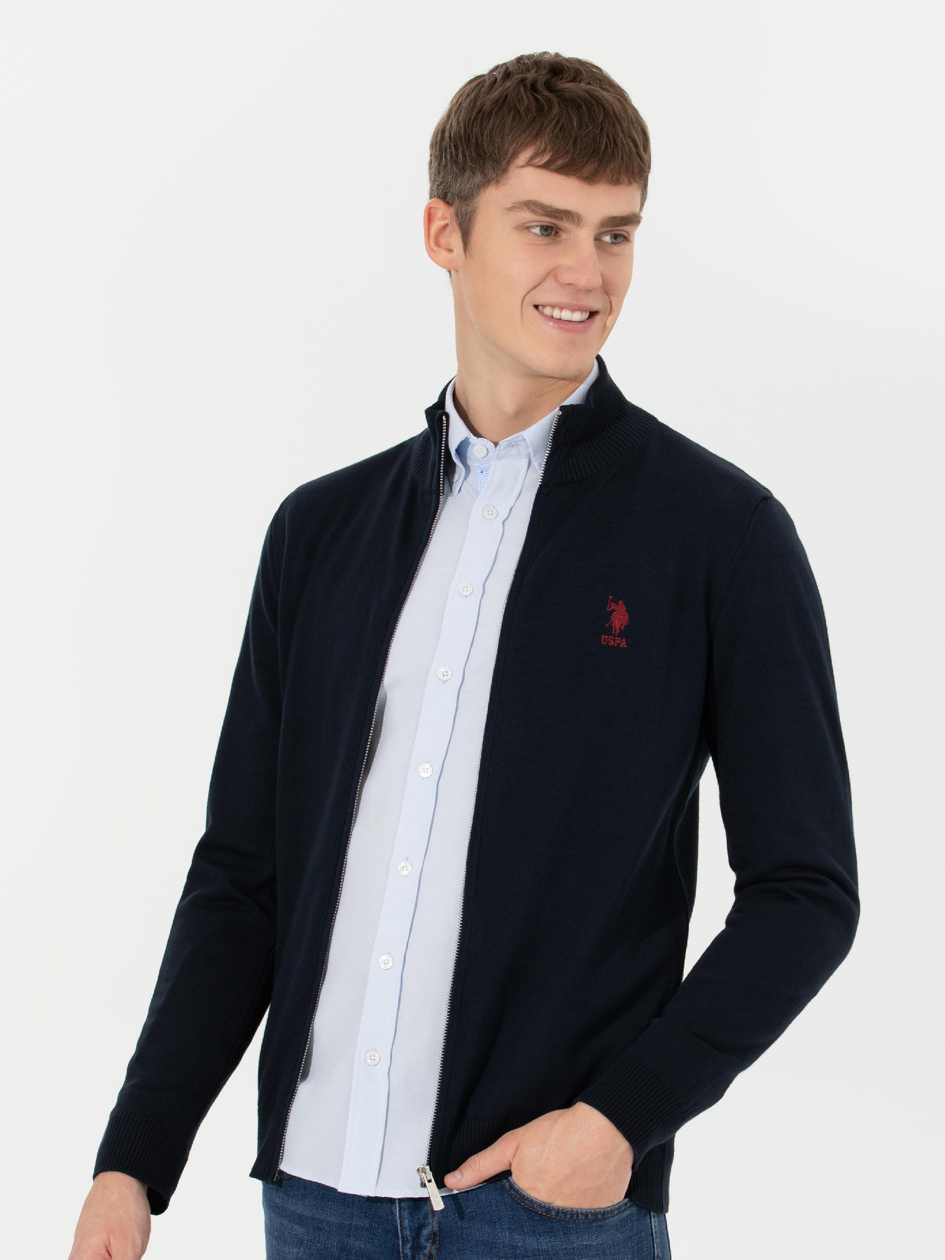 Кардиган US Polo модель G081GL0TH.000.1503581.VR033 Фото