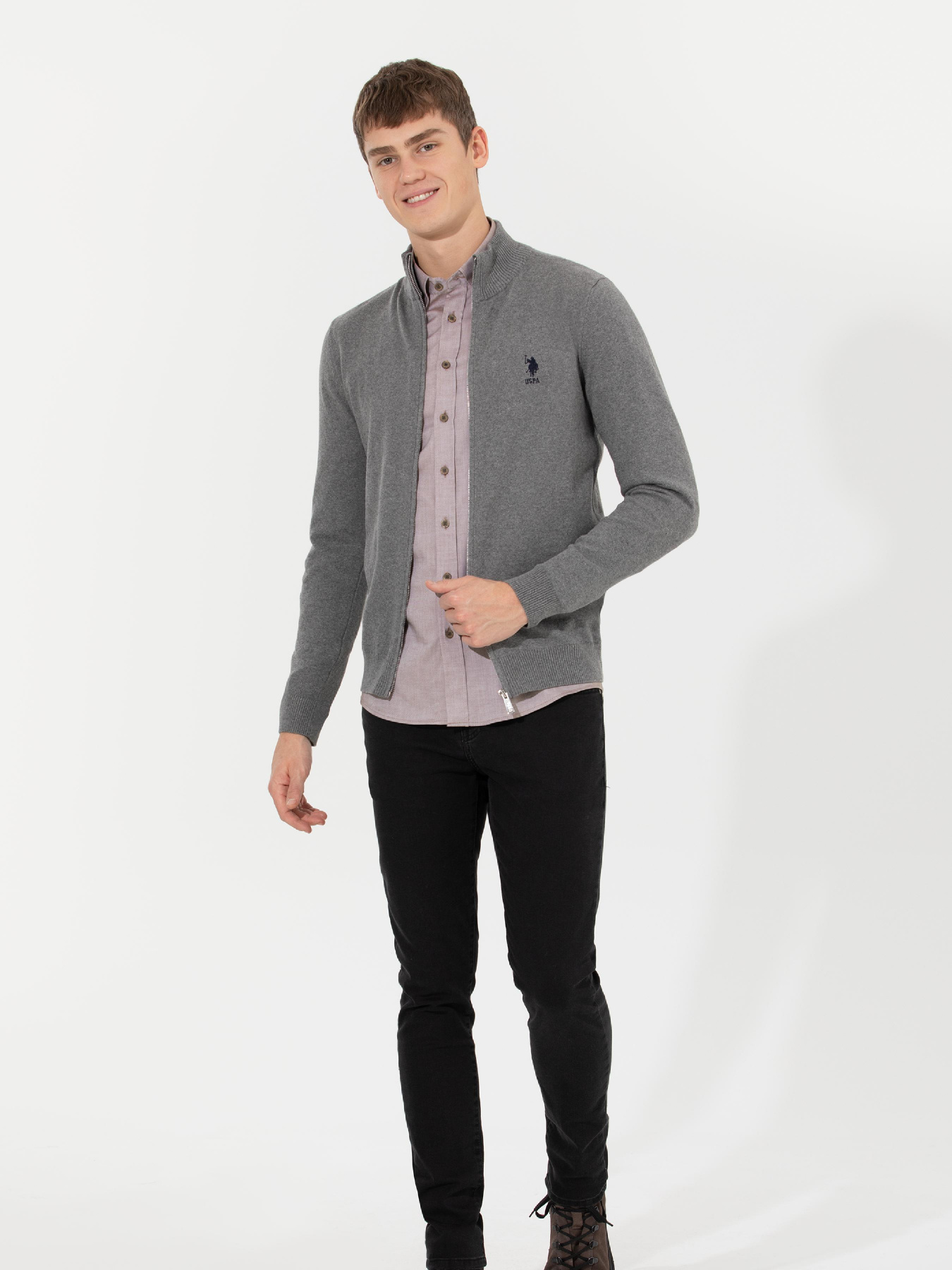 Кардиган US Polo модель G081GL0TH.000.1503581.VR086 Фото