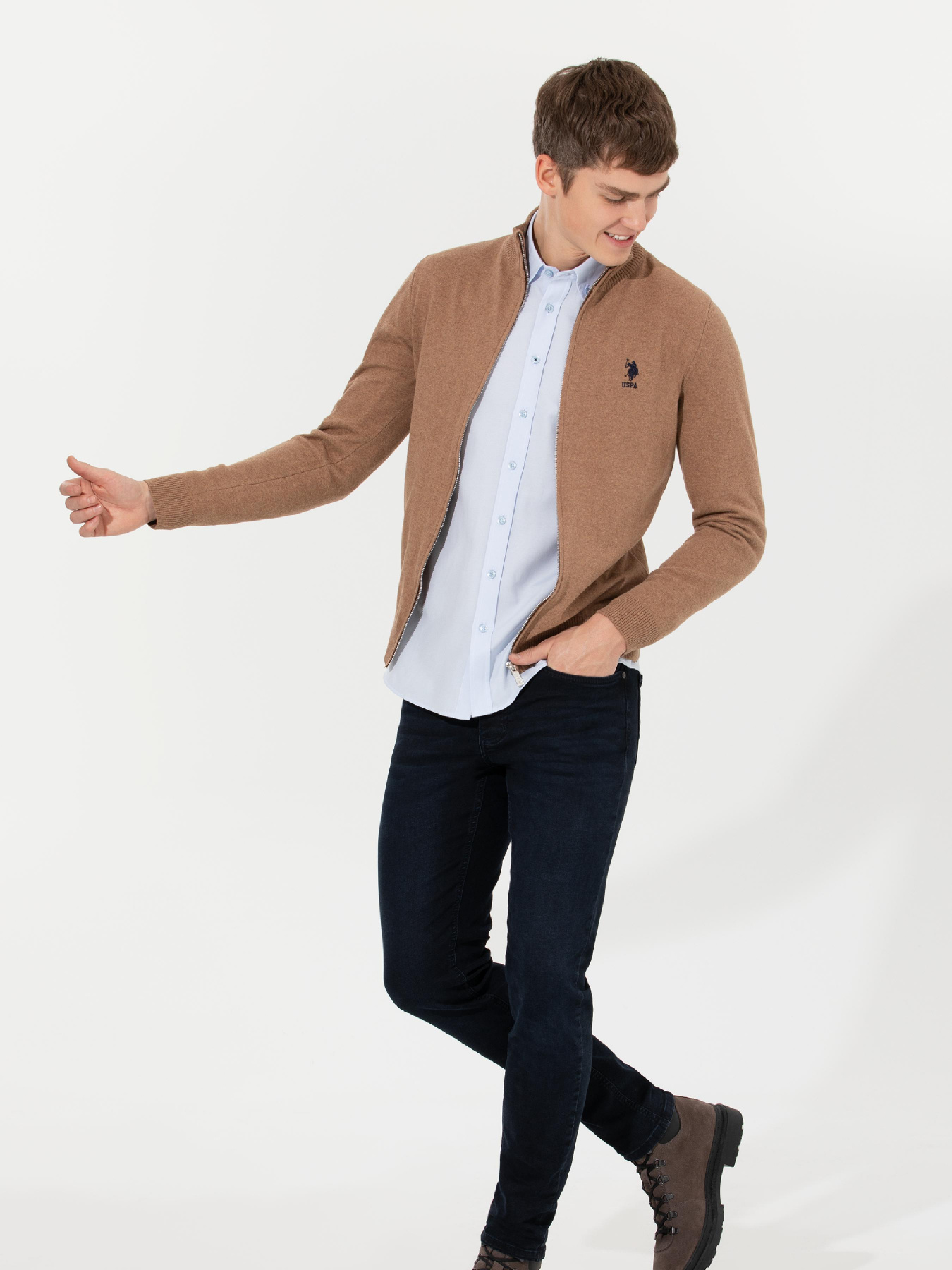 Кардиган US Polo модель G081GL0TH.000.1503581.VR122 Фото