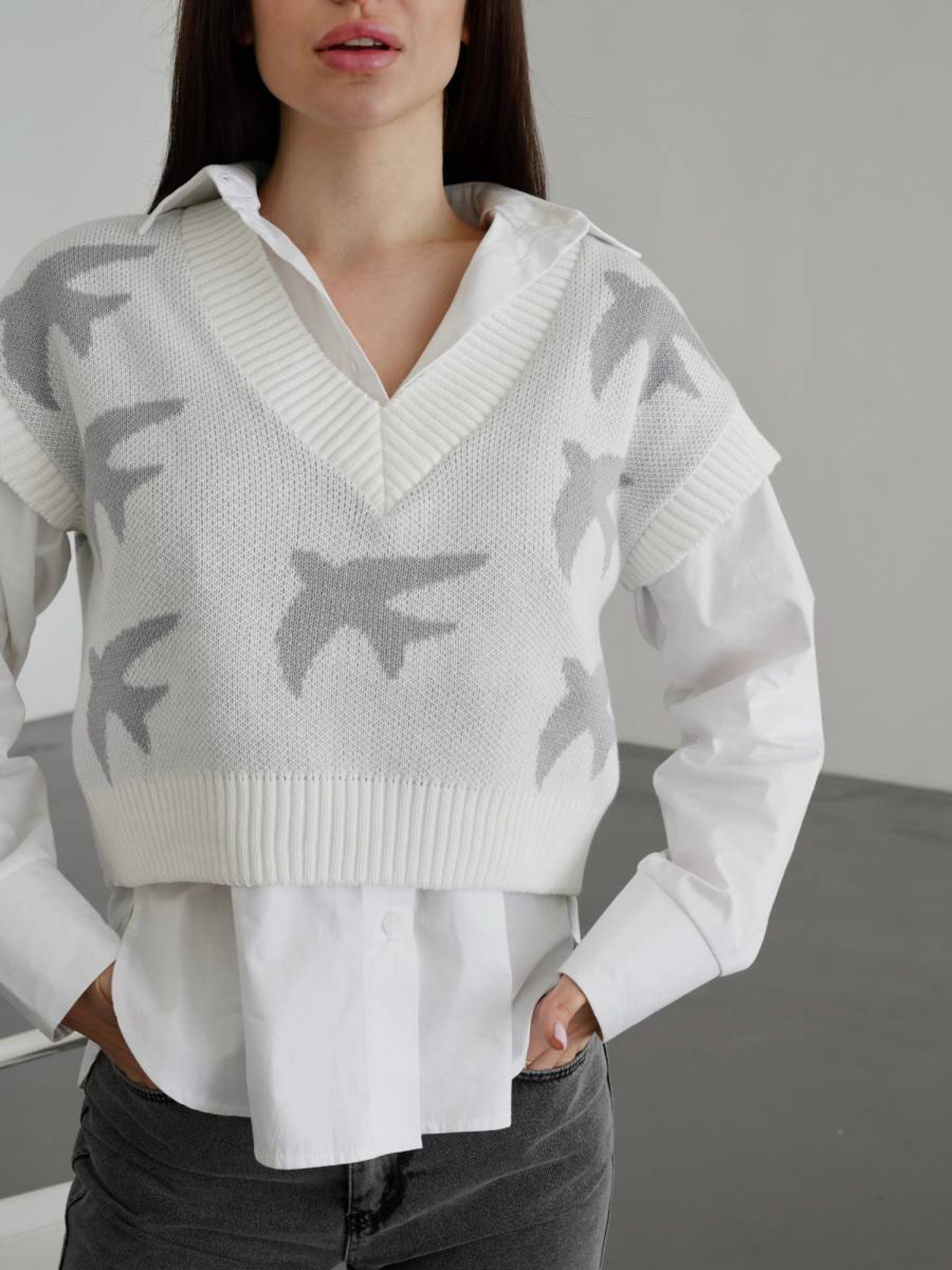 Жилет Romashka Ферфілд модель 399011403072 Фото