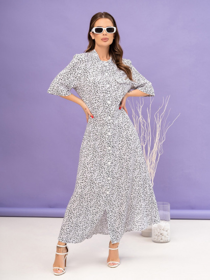 Сукня максі ISSA Plus модель 14075_white - фото