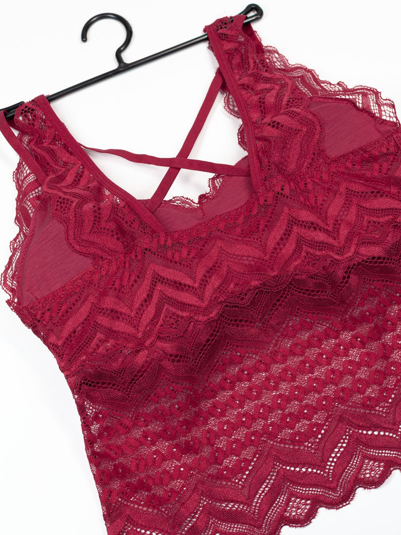 Комплект білизни ISSA Plus модель BL2-744_burgundy Фото