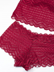 Комплект білизни ISSA Plus модель BL2-744_burgundy Фото