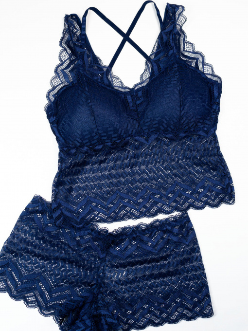 Комплект белья ISSA Plus модель BL2-744_darkblue Фото