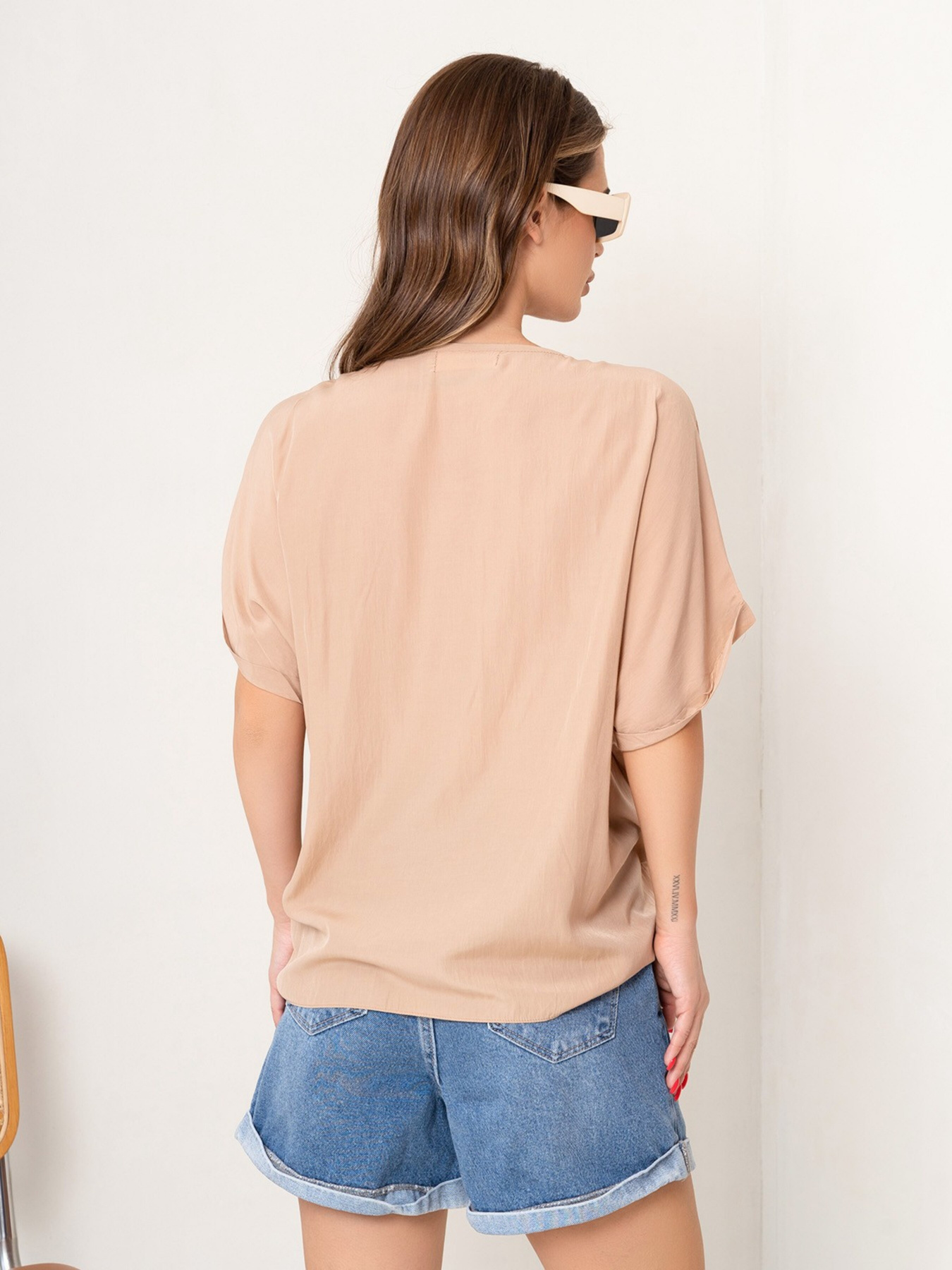 Блуза ISSA Plus модель WN20-494_beige Фото