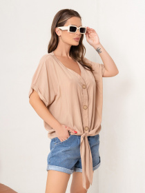 Блуза ISSA Plus модель WN20-494_beige Фото