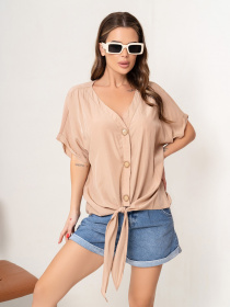 Блуза ISSA Plus модель WN20-494_beige Фото