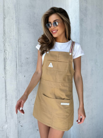 Сарафан ISSA Plus модель WN20-495_beige Сарафан ISSA Plus модель WN20-495_beige Фото