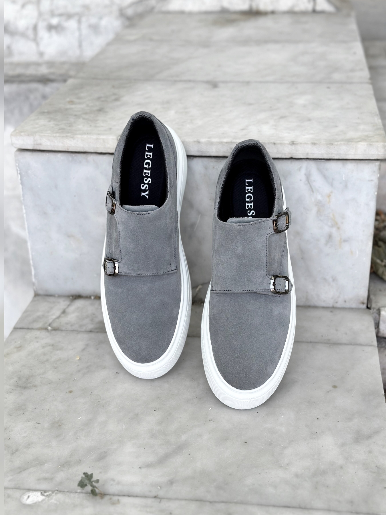 Туфлі Legessy модель MONKS_GRAY Фото