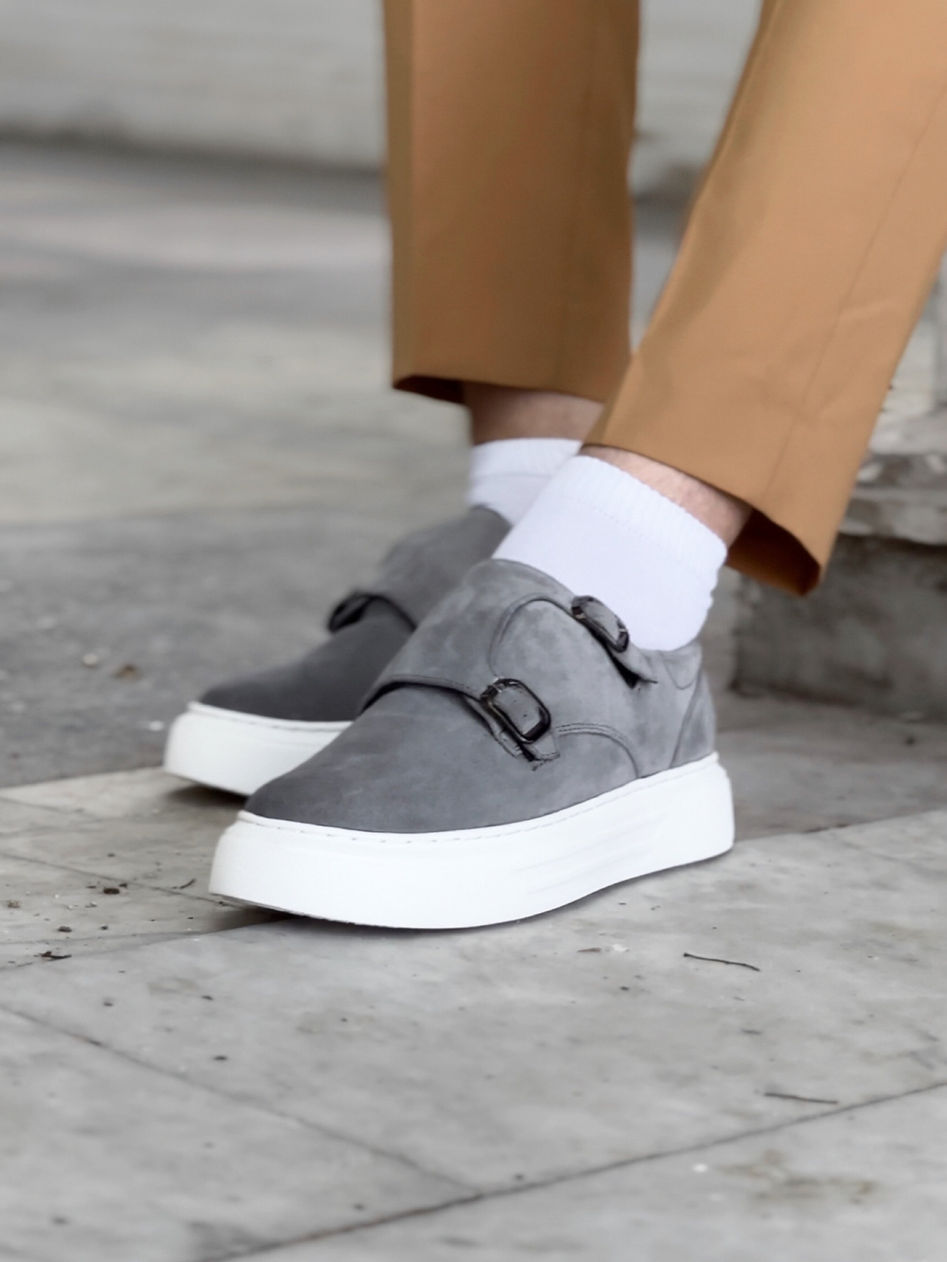 Туфлі Legessy модель MONKS_GRAY Фото