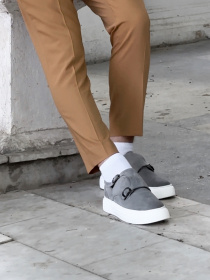 Туфлі Legessy модель MONKS_GRAY Фото