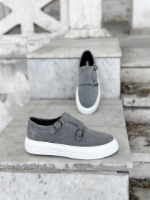 Туфлі Legessy модель MONKS_GRAY Фото