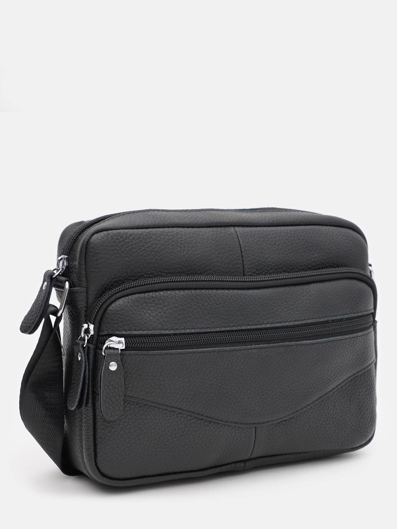 Мессенджер Borsa Leather модель K1089bl-black Фото