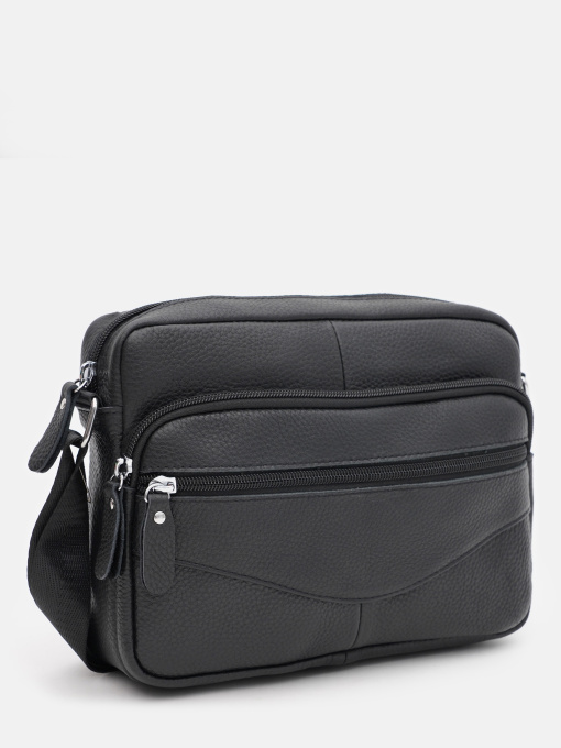 Мессенджер Borsa Leather модель K1089bl-black Фото