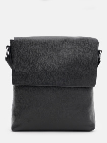 Мессенджер Borsa Leather модель K13658bl-black Фото