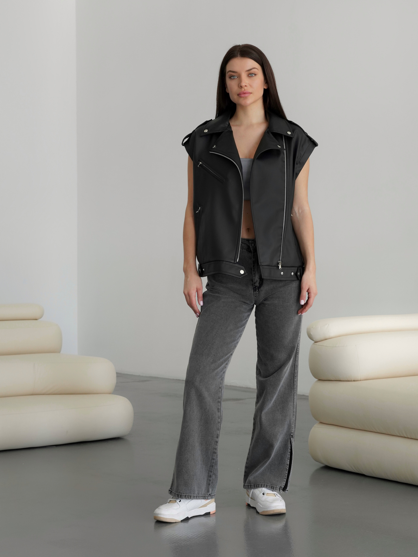 Шкіряна куртка Romashka Твіст модель 208022904101 Шкіряна куртка Romashka Твіст модель 208022904101 Фото