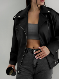 Шкіряна куртка Romashka Твіст модель 208022904101 Шкіряна куртка Romashka Твіст модель 208022904101 Фото