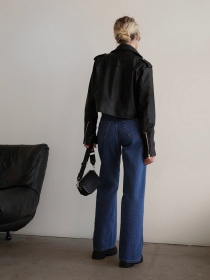 Куртка кожаная Romashka Поотсі модель 208022804101 Фото