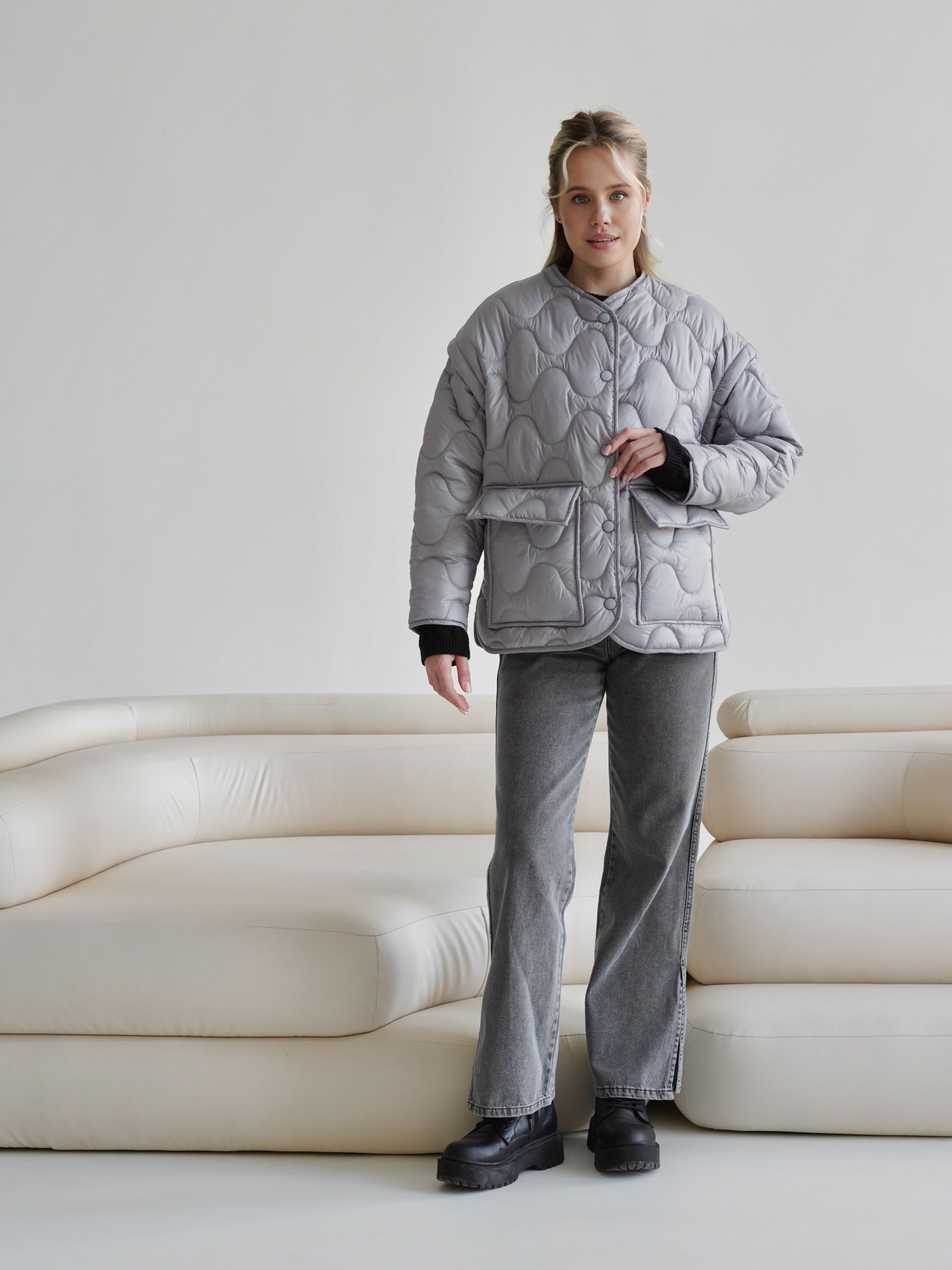 Демисезонная куртка Romashka Буффало модель 281025504081 Фото