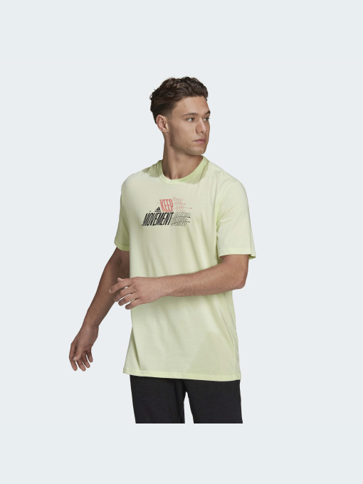 Футболка спортивная Adidas Graphics модель HA4067 Фото