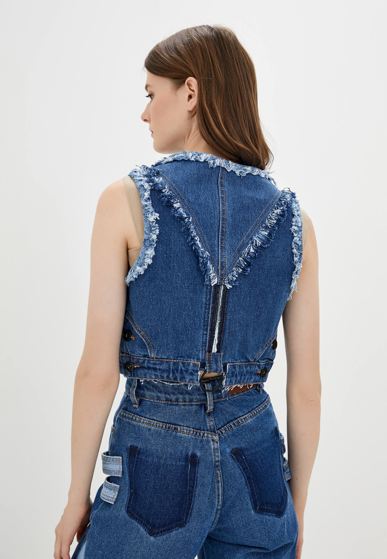 Жилет Жилет джинсовый модель wstct Фото