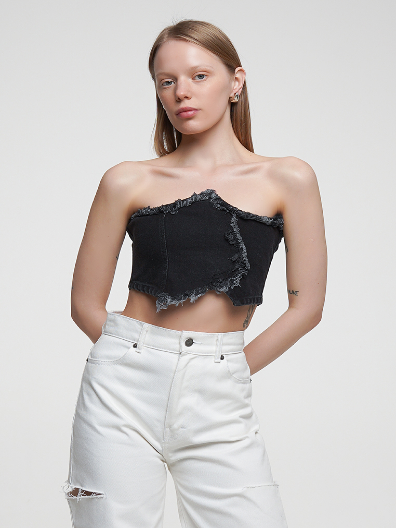 Корсет джинсовый модель sp21-crst-black Корсет джинсовый модель sp21-crst-black Фото