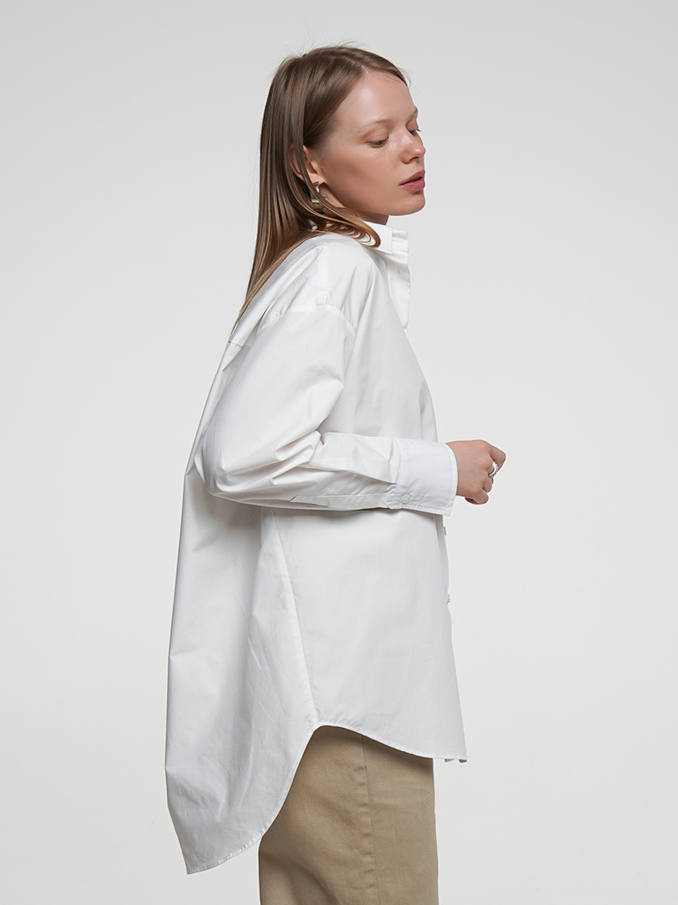 Рубашки Рубашка модель sp21-shr-white-os Фото