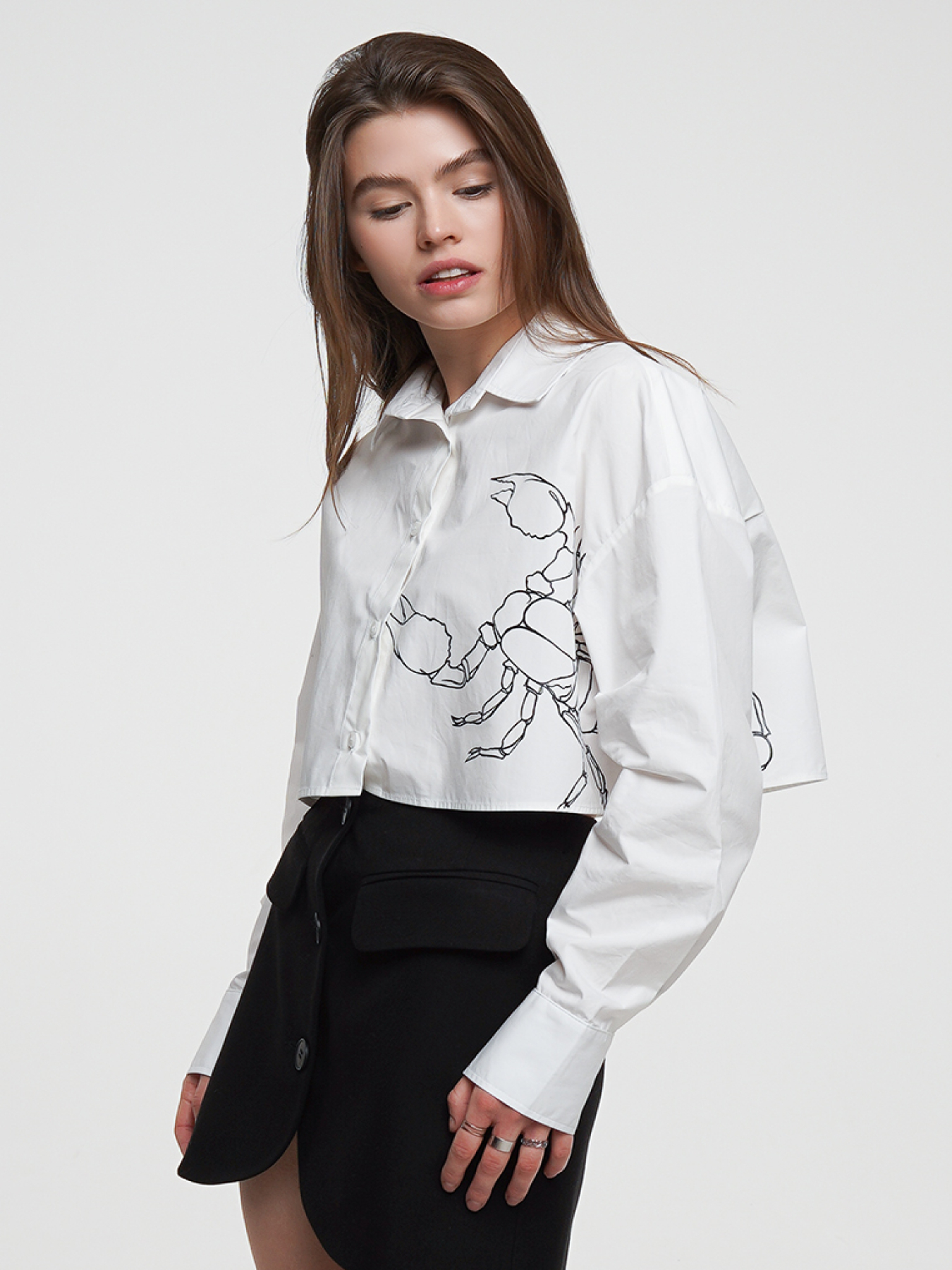 Рубашки Рубашка модель sp21-shrt3-white-os Фото