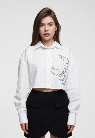 Рубашки Рубашка модель sp21-shrt3-white-os Фото