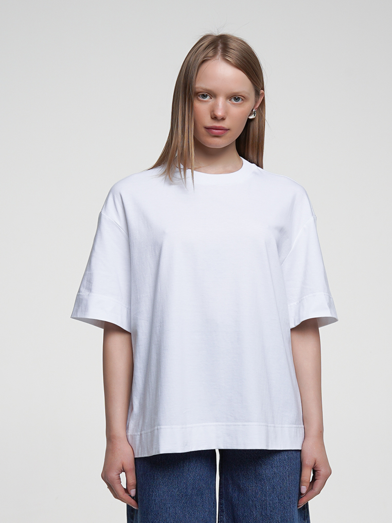 Футболки и поло Футболка модель sp21-tsrt-white-os Фото